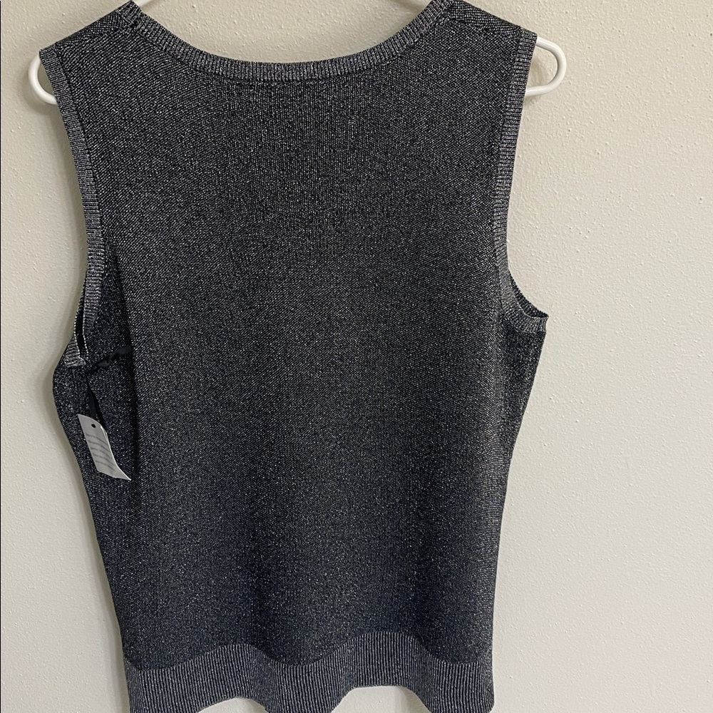 Glitter knit shell. - Picture 3 of 3